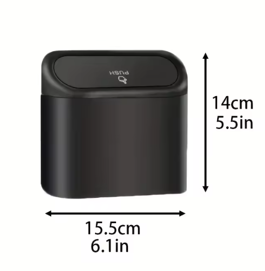 Universal Car Clamshell Trash Bin