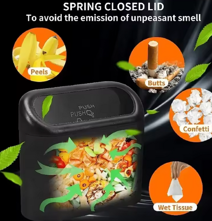 Universal Car Clamshell Trash Bin